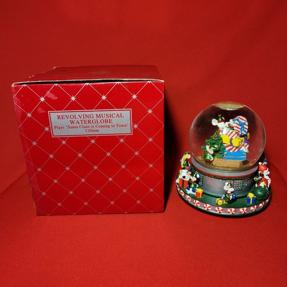 Revolving Musical Waterglobe Home for the Holidays 1999 - Picture 3 of 12